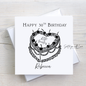 Personalised RIP Twenties Birthday Milestone Card- Custom Name & Age