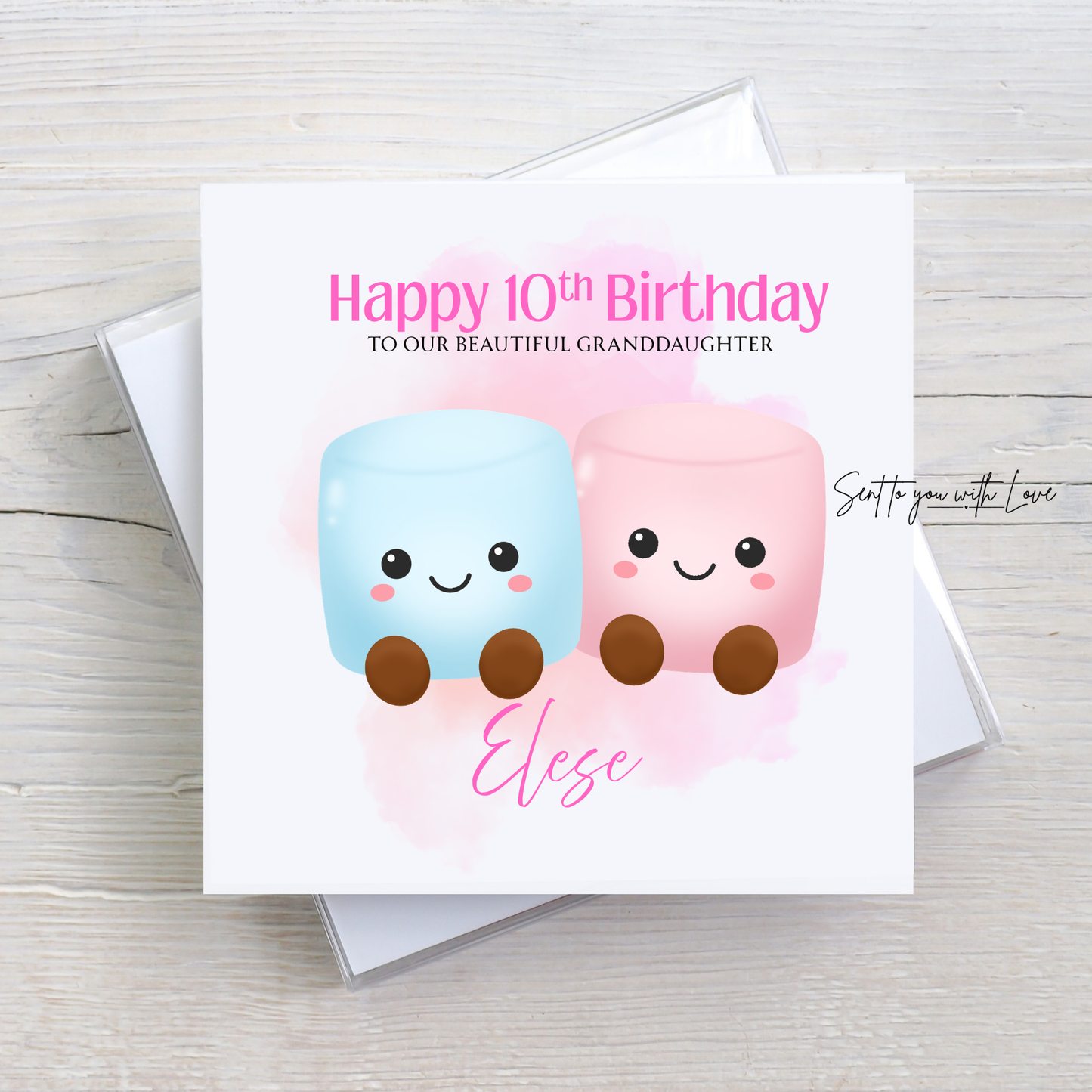 Personalised Jelly Cat Inspired Themed Birthday Card- Custom Name , Age & Relation