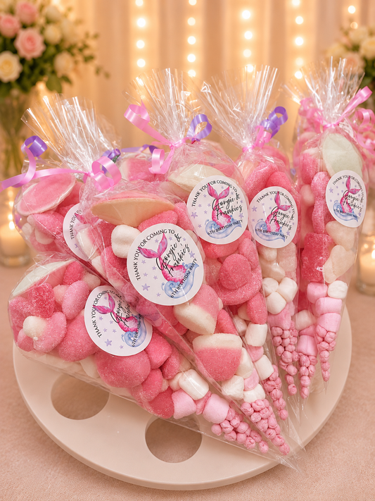 Sweet Cones Personalised Party Favours
