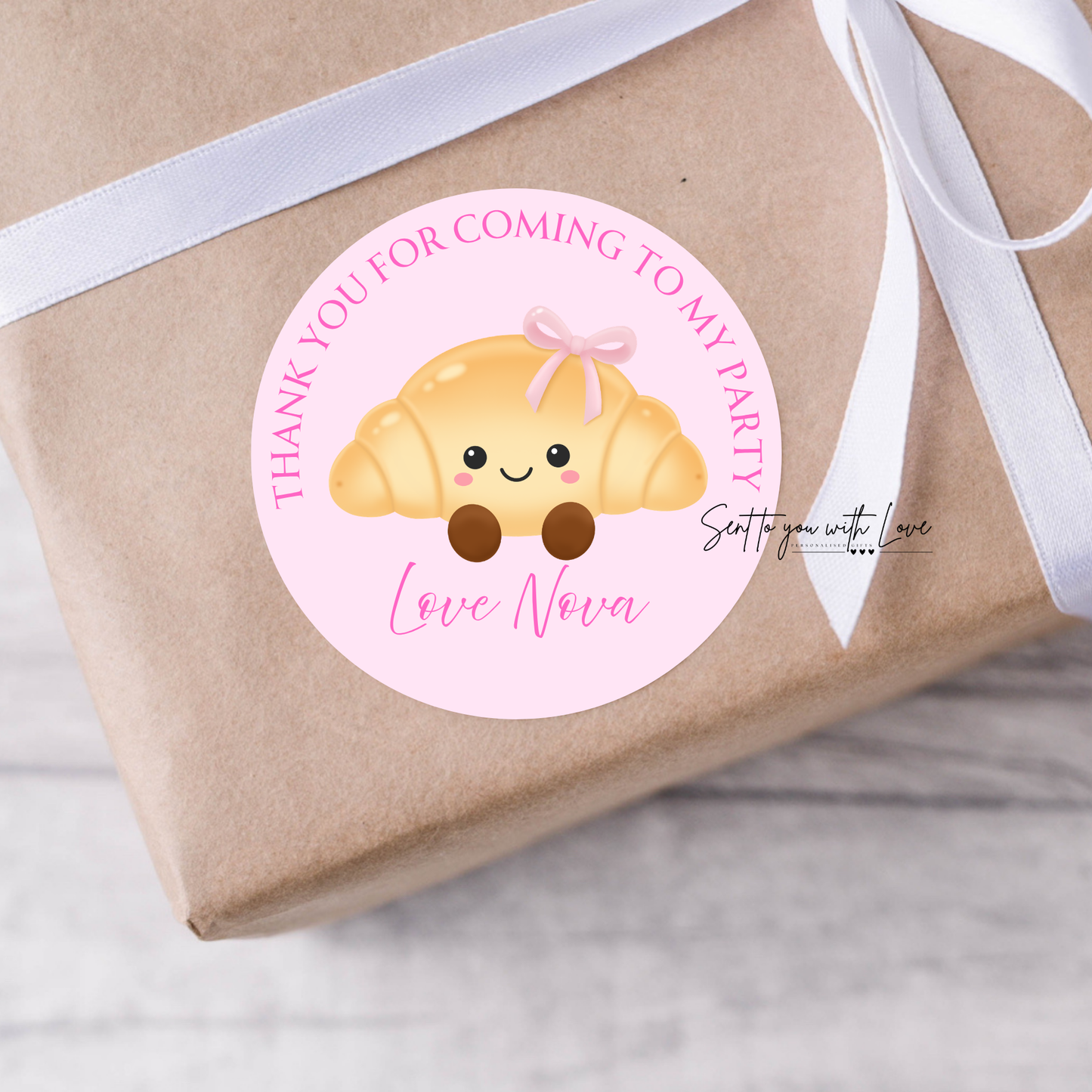 Personalised Jelly Cat Inspired Birthday Stickers-Custom Name Party Bags Stickers (24 per Sheet)
